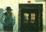 Michael Ancher christoffer udenfor sit hus France oil painting artist